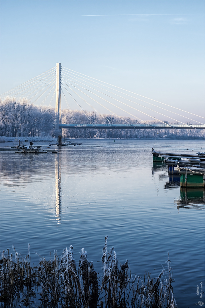 Winterliche Elbe
