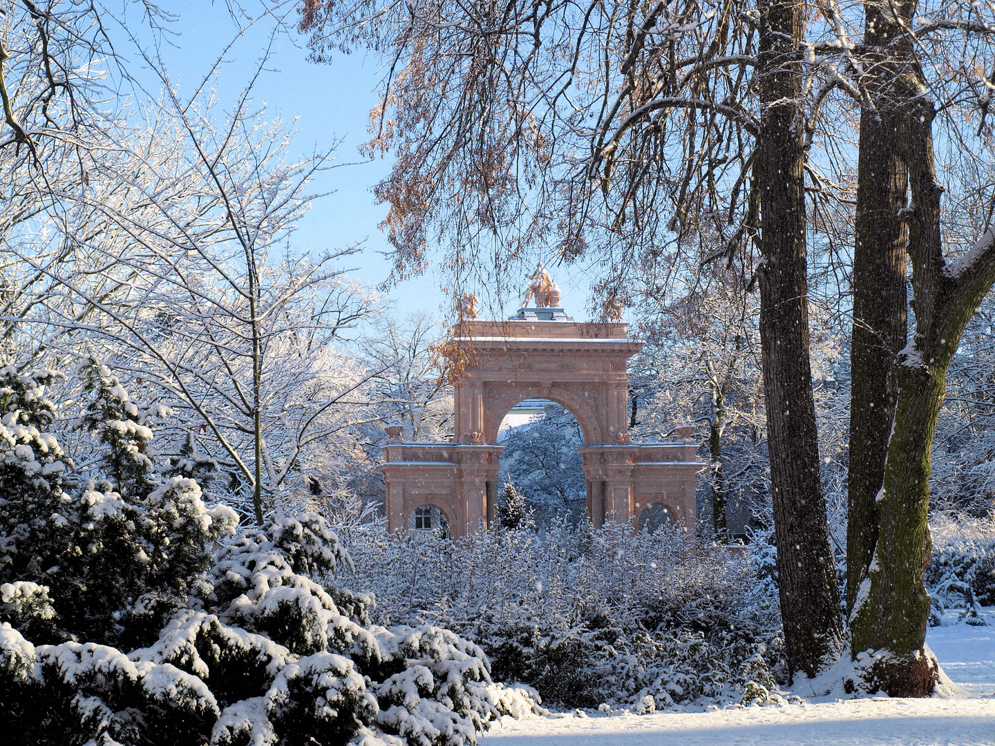 Winterliche Grüße aus dem Bürgerpark