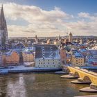 Winterliche Grüße aus Regensburg.