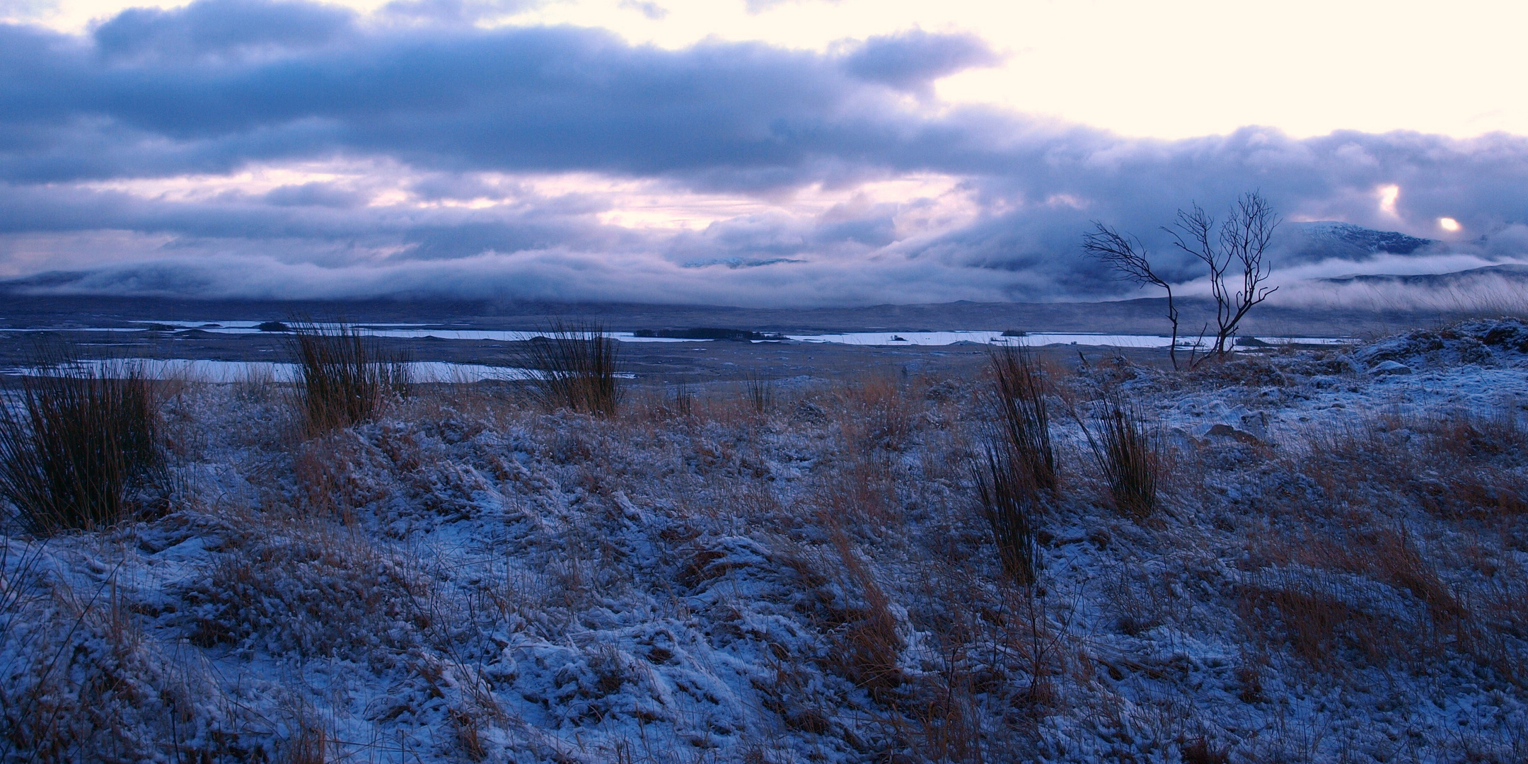 Winterliche Highlands