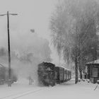 Winterliche Idylle im Bahnhof Mügeln