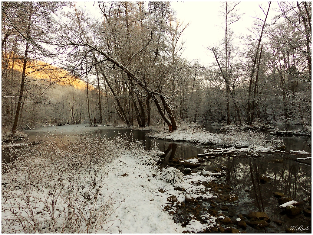 Winterliche Impressionen an der Tauber , 01