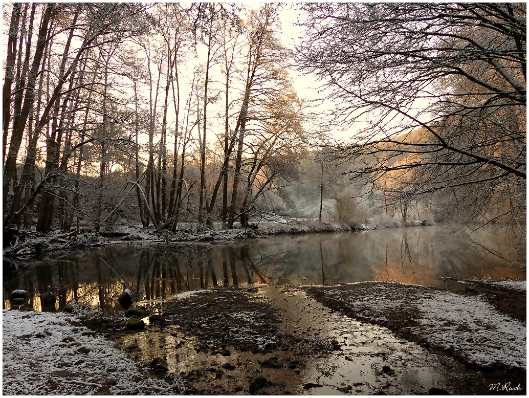 Winterliche Impressionen an der Tauber , 02