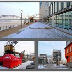 Winterliche Impressionen im Kölner Rheinauhafen