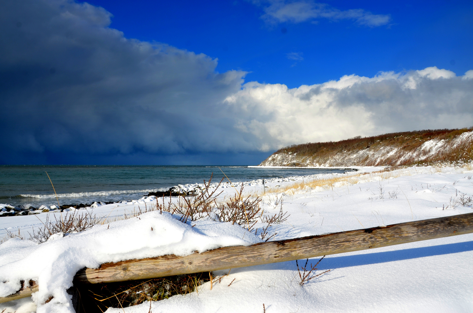 Winterliche Insel 