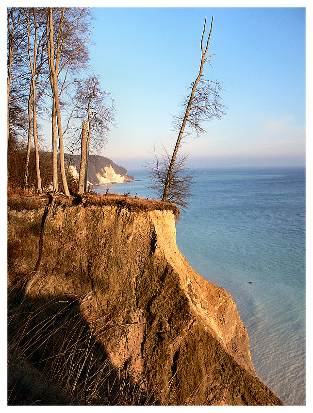 Winterliche Kreidefelsen