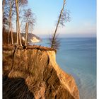 Winterliche Kreidefelsen