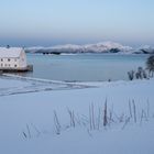 Winterliche Küstenszenerie 