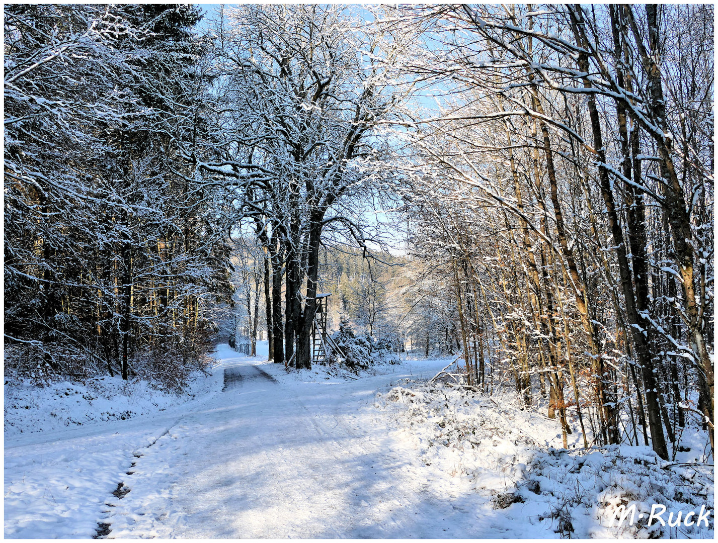 Winterliche Landschaft im Spessart !