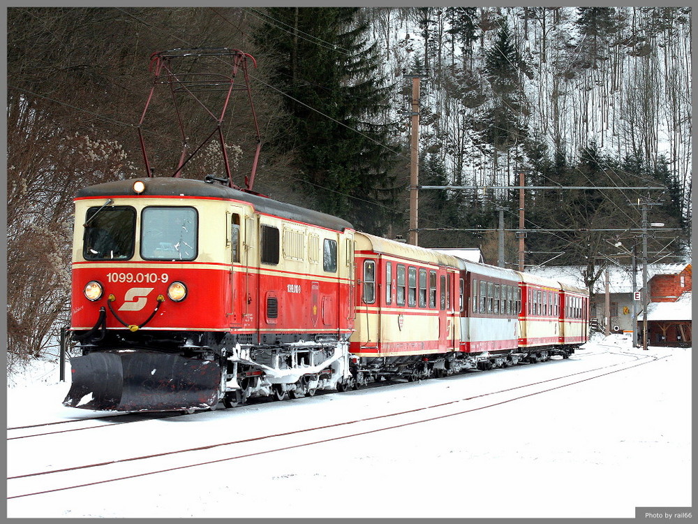 Winterliche Mariazellerbahn