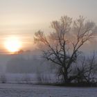 Winterliche Morgenstimmung im Möhnetal