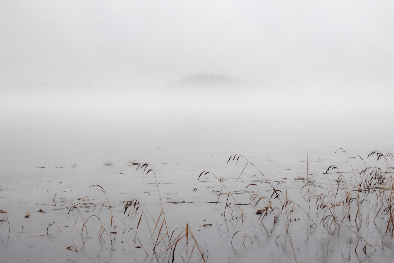 Winterliche Morgenstimmung in Schweden