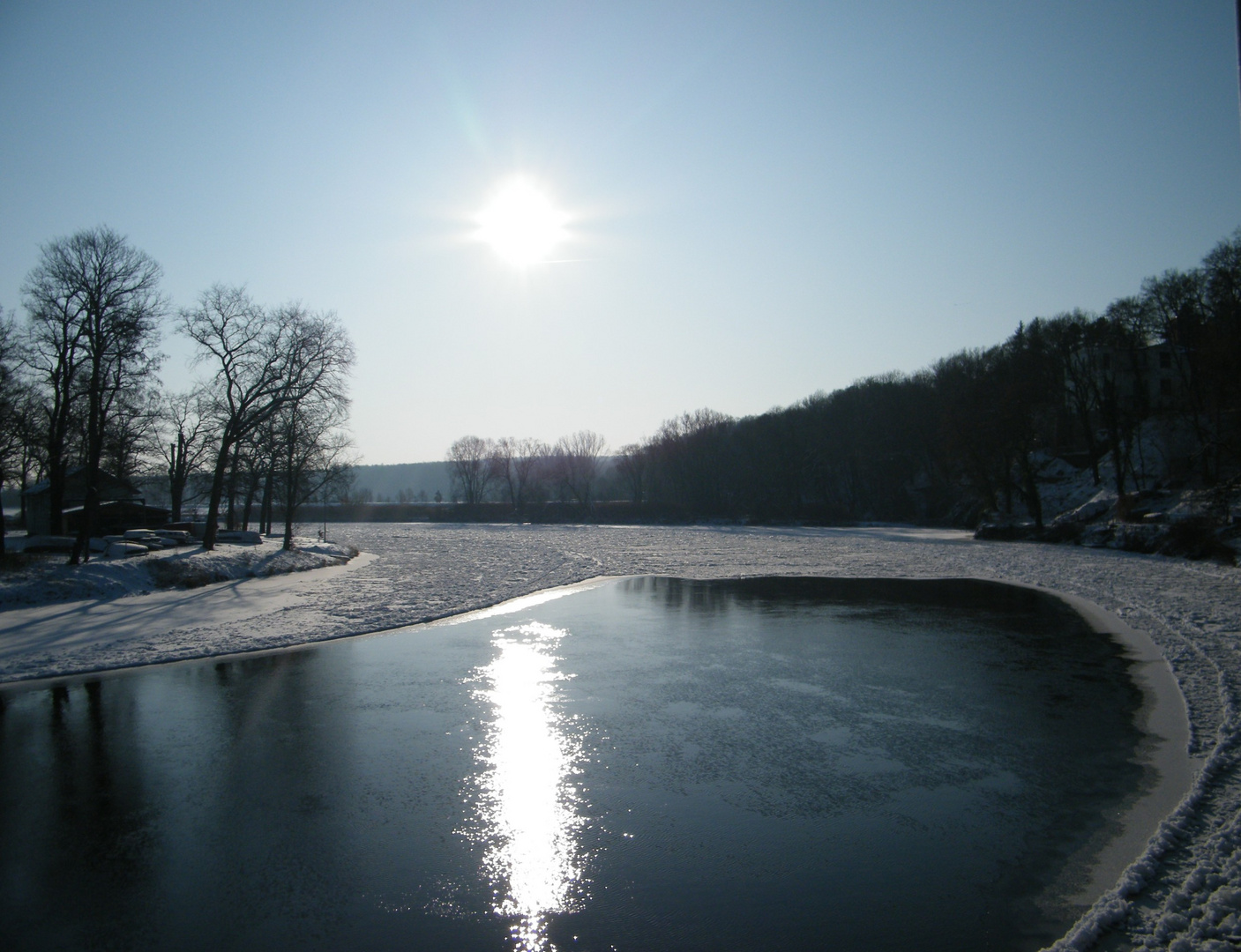 winterliche Mulde