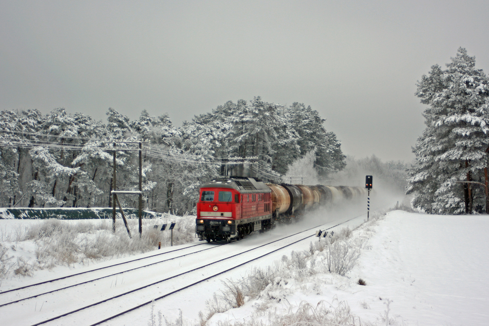 winterliche Ostbahn