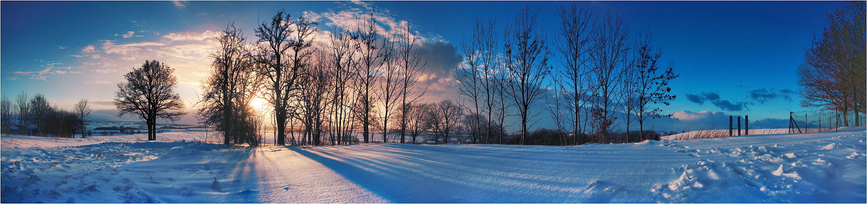 winterliche schatten