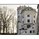 Winterliche Scherenschnittkulisse für die Augsburger Wassertürme