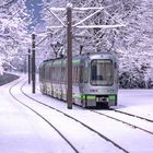 Winterliche Stadtbahnfahrt