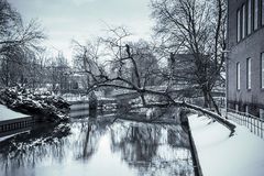 Winterliche Stadtlandschaft