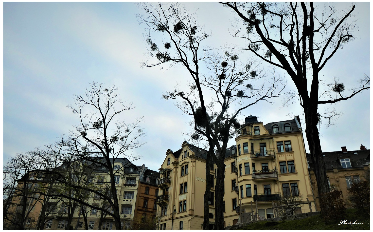 Winterliche Stadtlandschaft