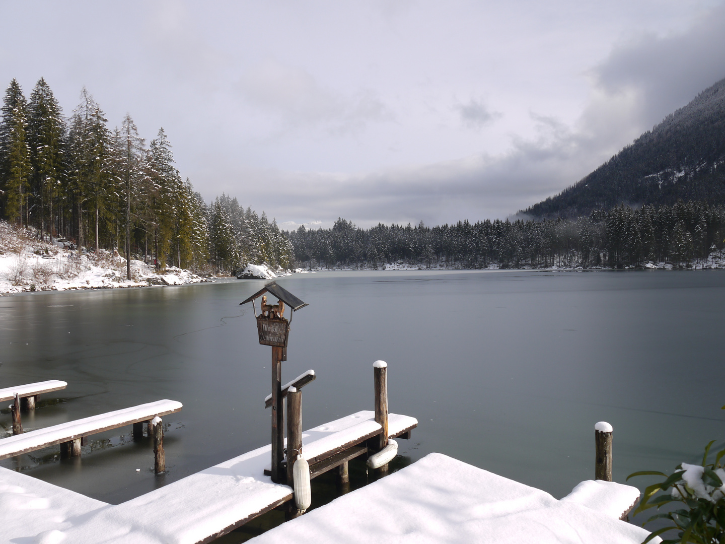 Winterliche Stimmung am Hintersee