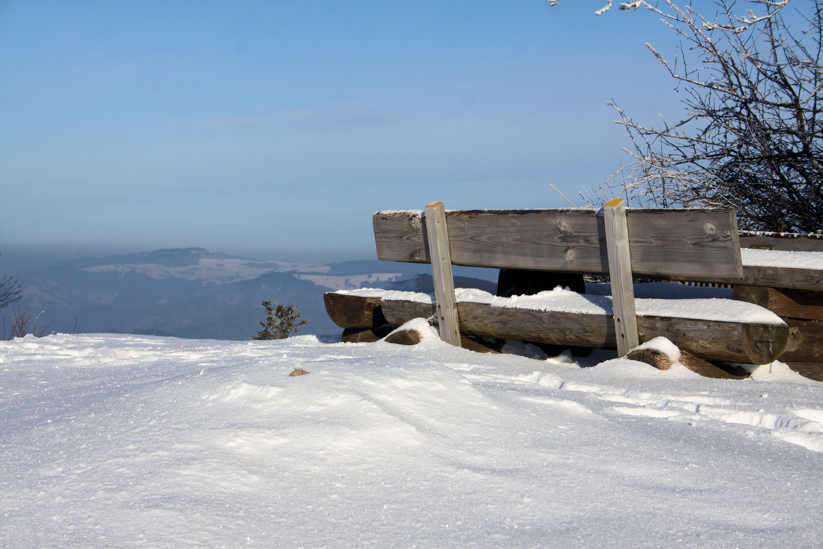 Winterliche Stimmung auf dem Blauen