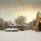 Winterliche Stimmung auf dem Gehöft