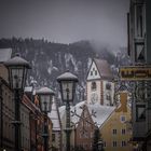 Winterliche Stimmung in Füssens Altstadt