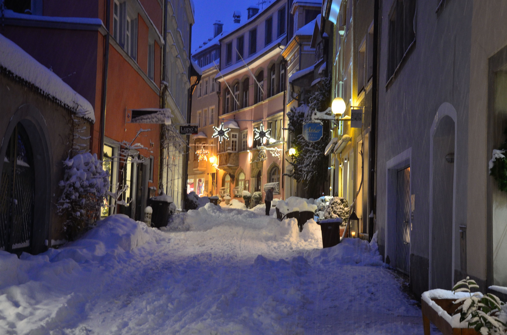 Winterliche Stimmung in Lindau 1