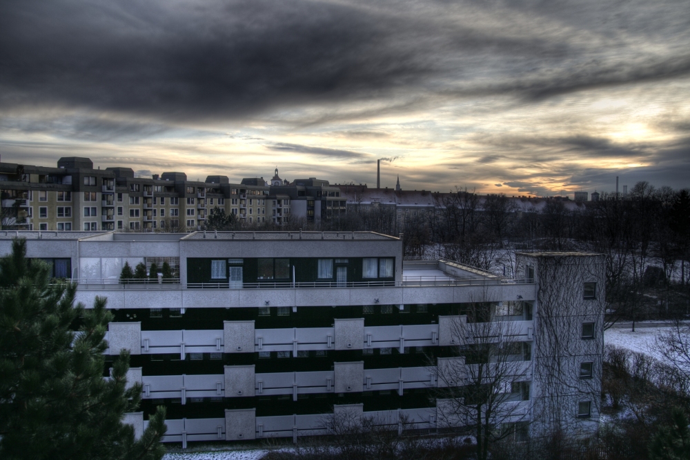 winterliche Stimmung in München