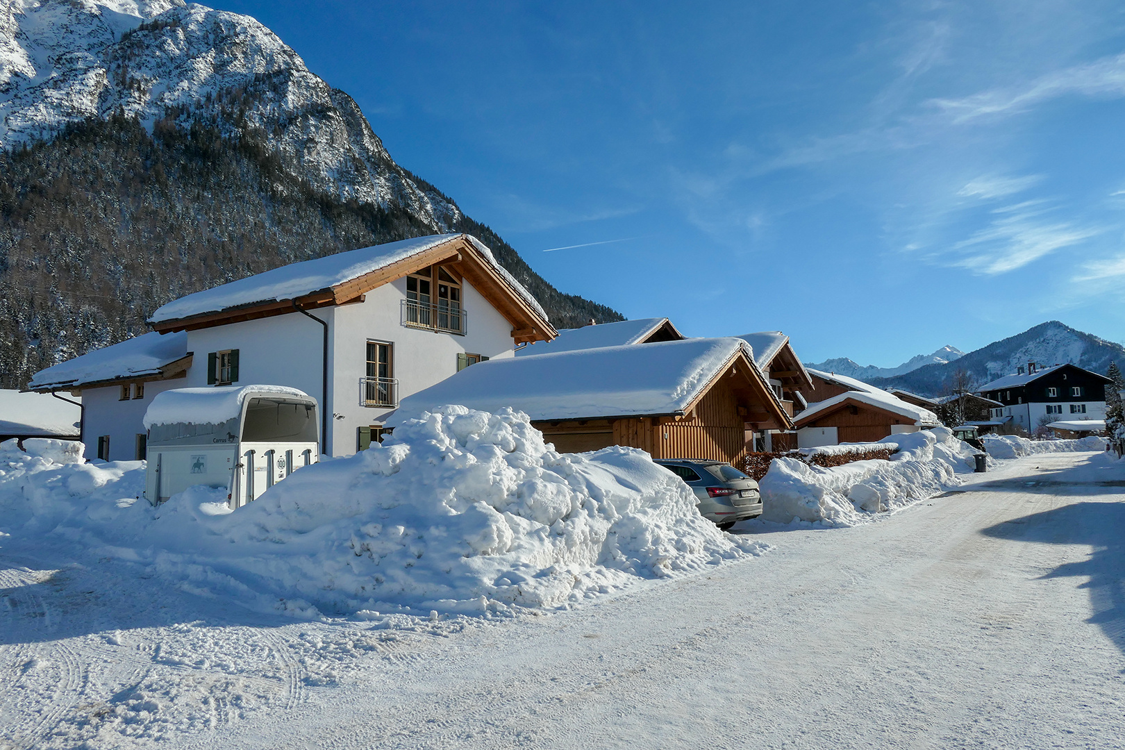 Winterliche Straße