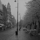 Winterliche Strasse in Oslo