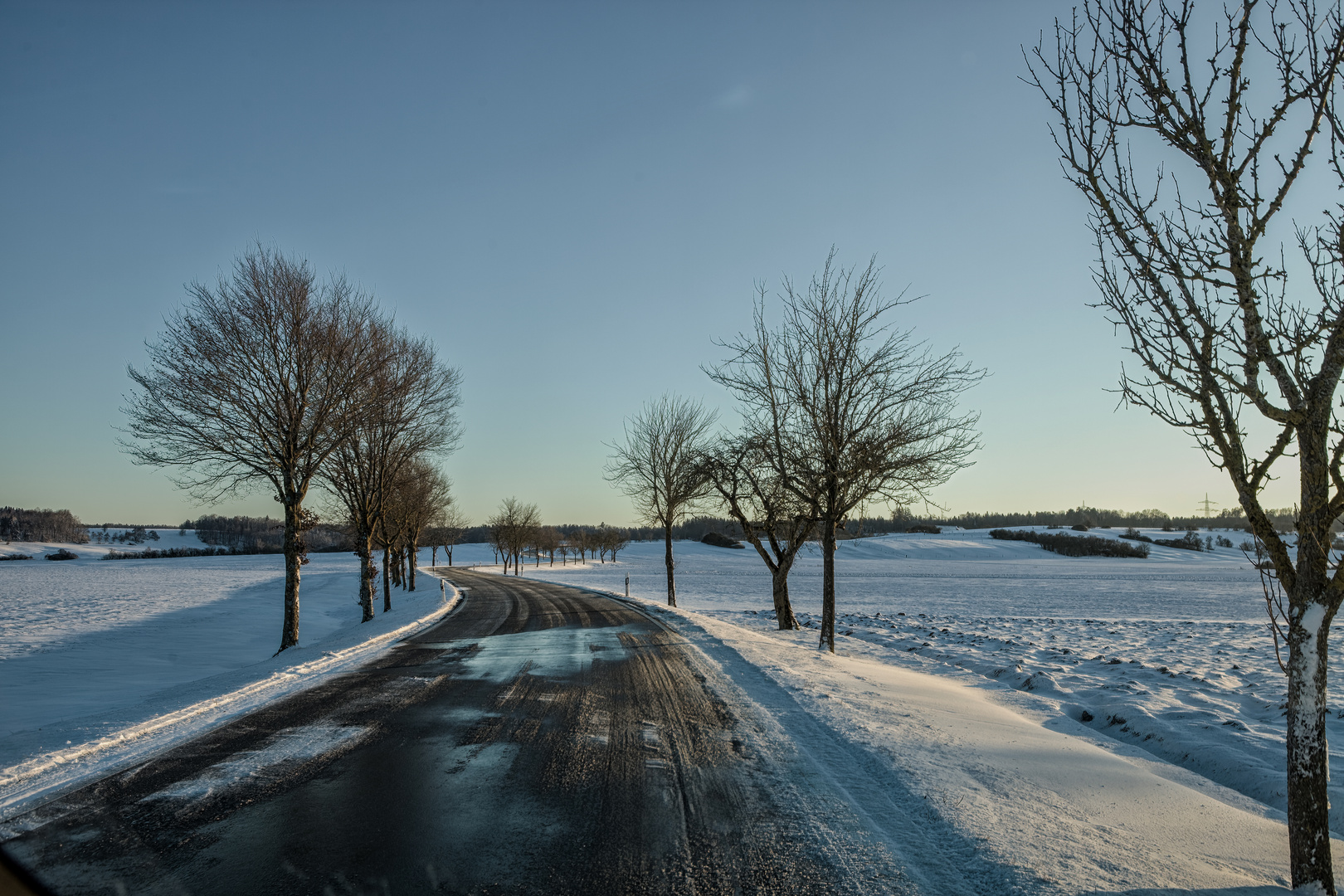 Winterliche Straßenverhältnisse