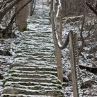 Winterliche Treppe