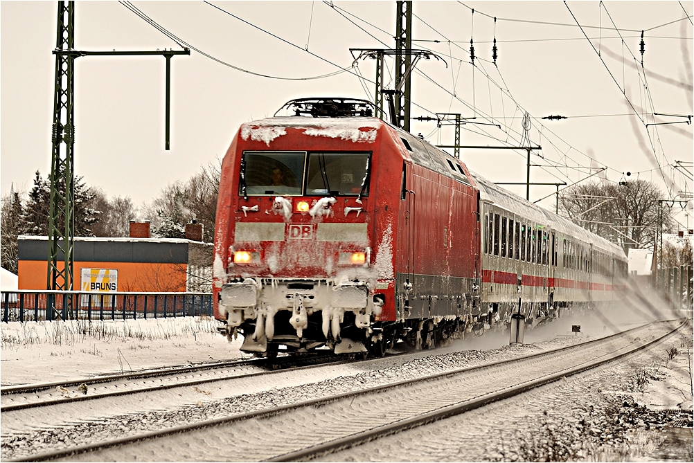 Winterliche Weihnachtsfahrt