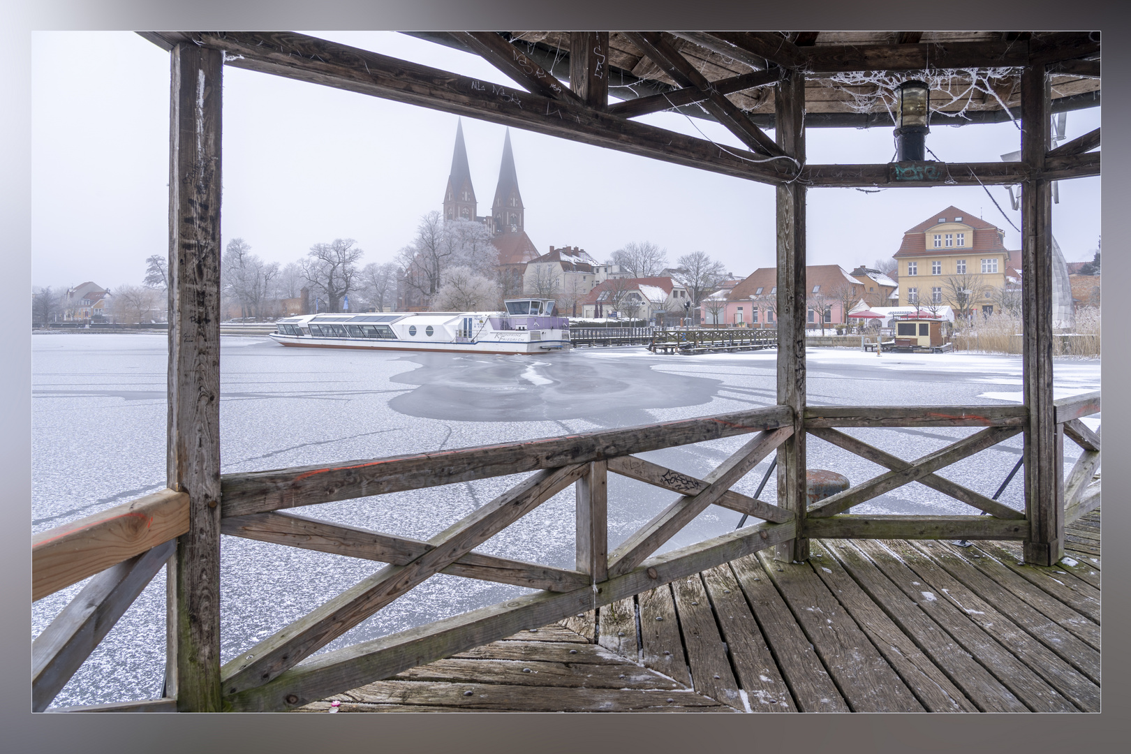 Winterlicher Ausblick auf Neuruppin