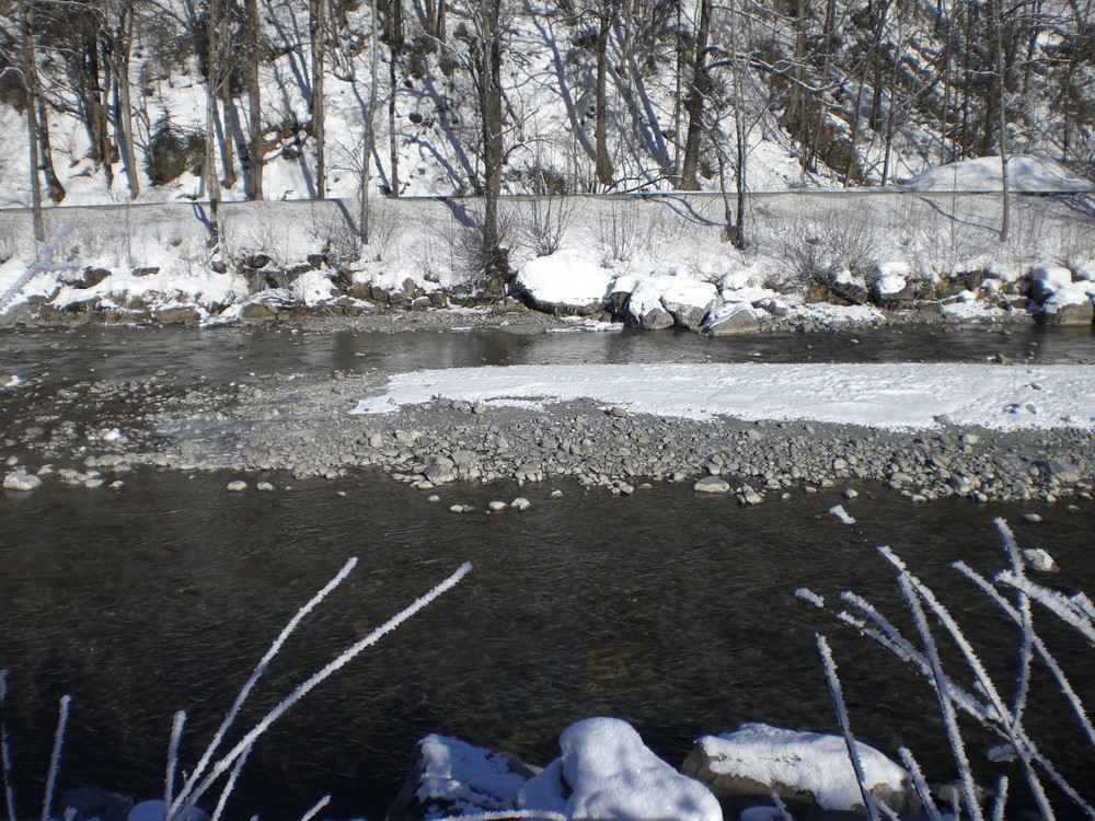 Winterlicher Bachlauf