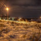 Winterlicher Bahndamm bei Ilmenau