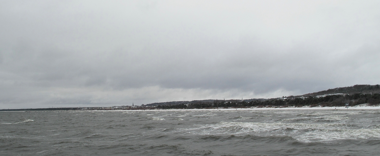 Winterlicher Blick auf Ahlbeck