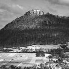 Winterlicher Blick auf den Hohenneuffen