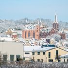 Winterlicher Blick auf die Katharinenkirche 