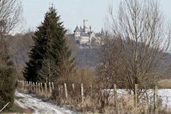 Winterlicher Blick auf Marienburg