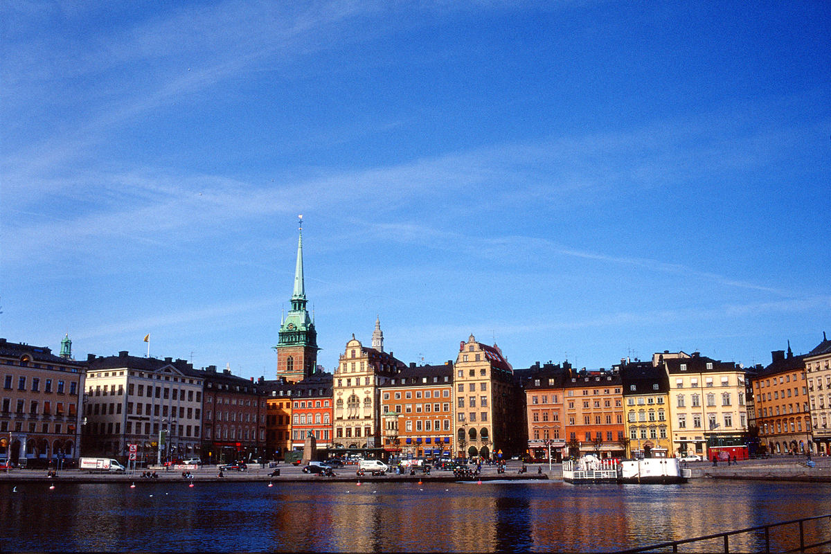 Winterlicher Blick auf Stockholm