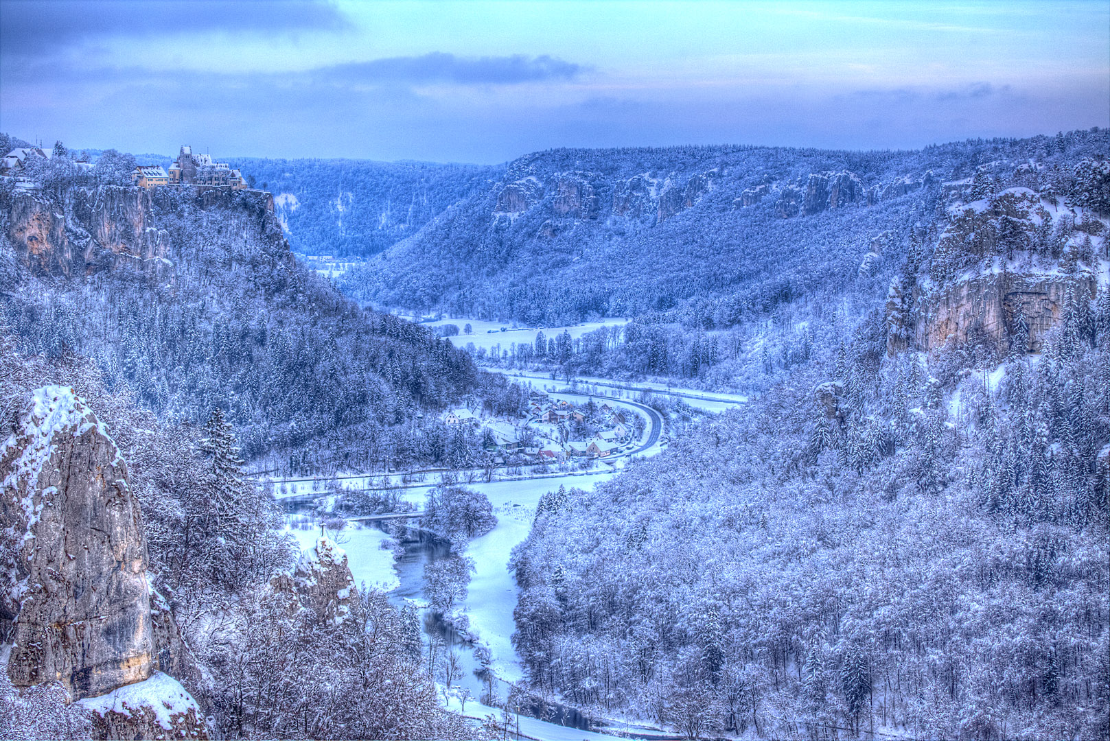 Winterlicher Blick vom Eichfeslen