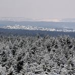 Winterlicher Blick vom Lörmecketurm