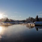 Winterlicher Bodstedter Hafen