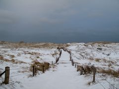 Winterlicher Dünenweg