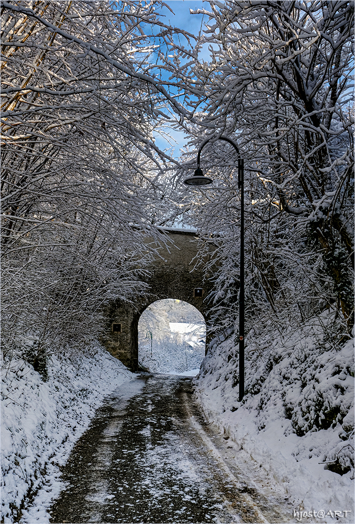 winterlicher Durchblick ...