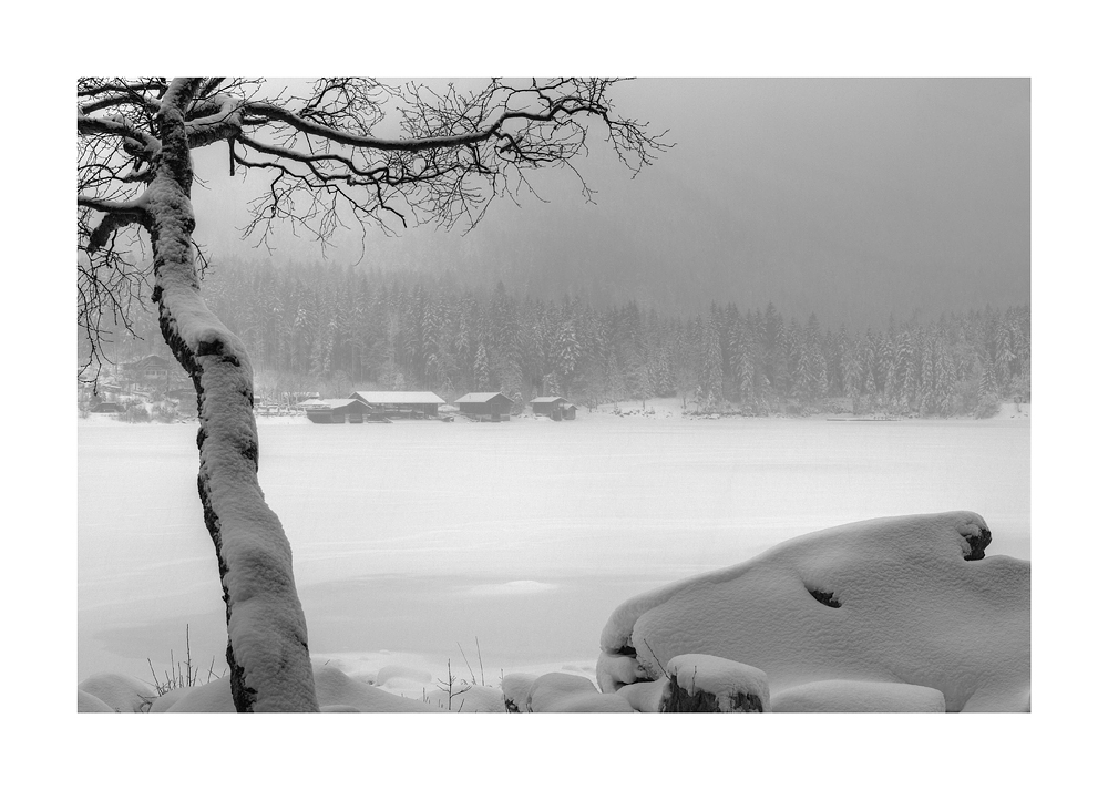 Winterlicher Eibsee...