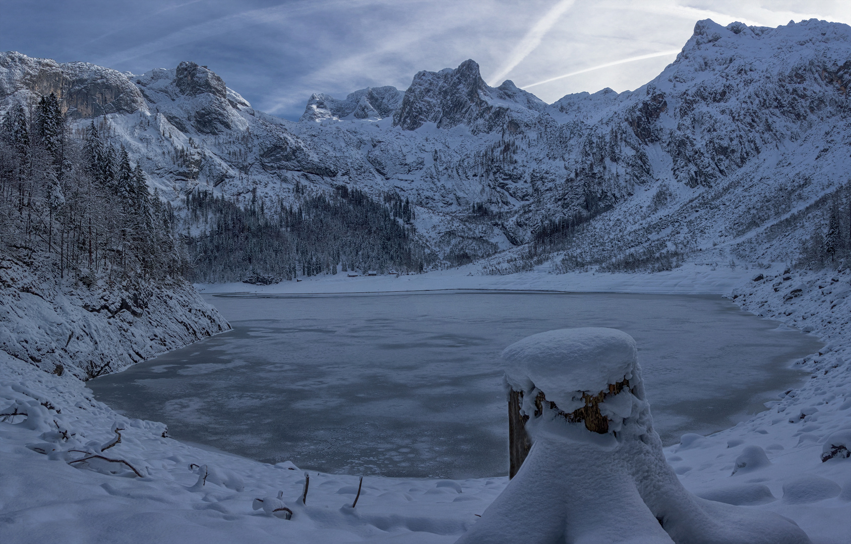 Winterlicher Hinterer Gosausee