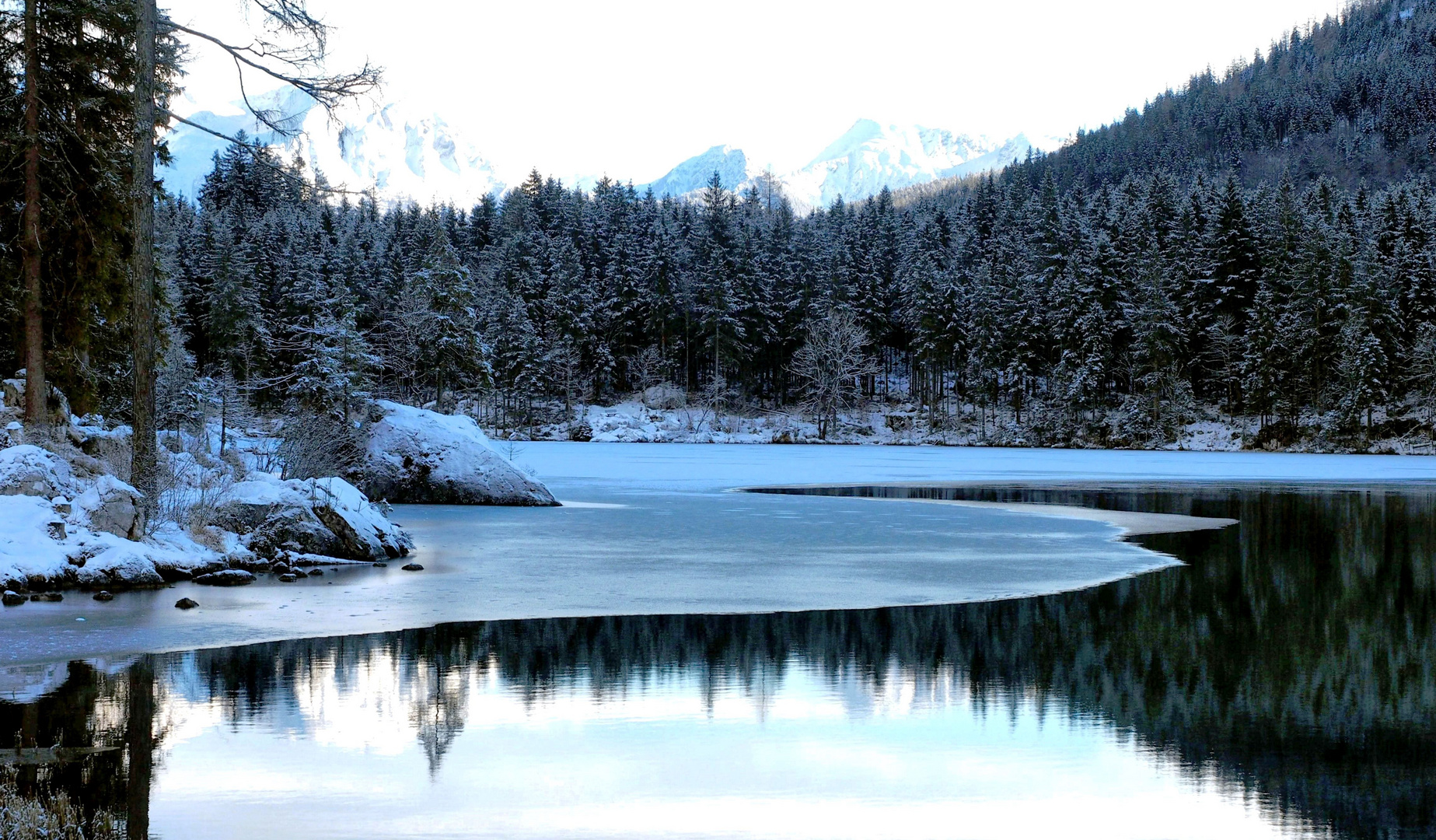 Winterlicher Hintersee